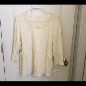 Ivory Beaded Top